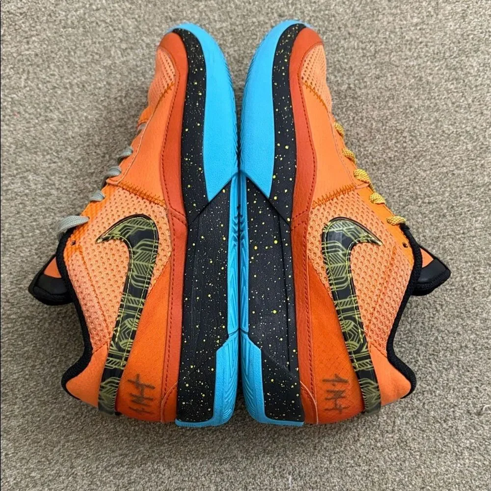 Nike Ja 1 Morant Kids GS Size 6Y Bright Mandarin Optic Yellow Black Blue